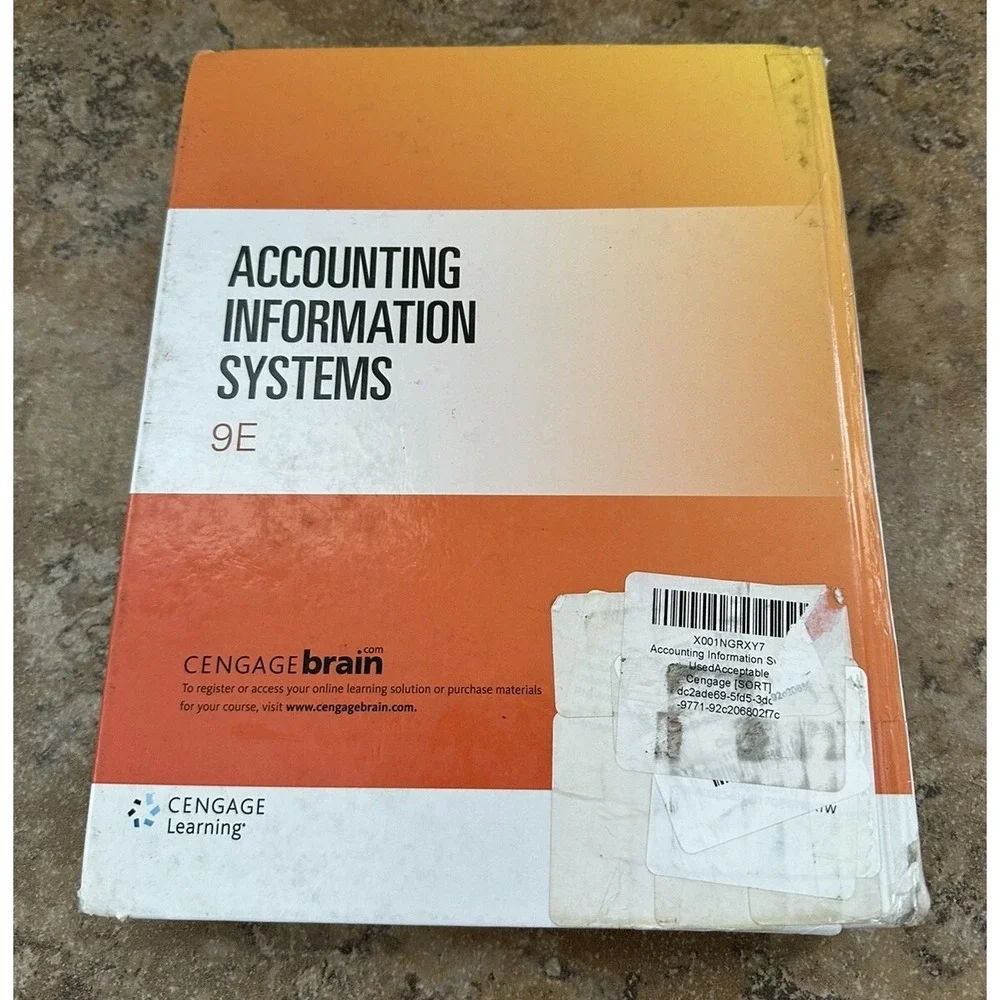 Accounting Information Systems by James Hall 9781133934400 US 9TH EDITION